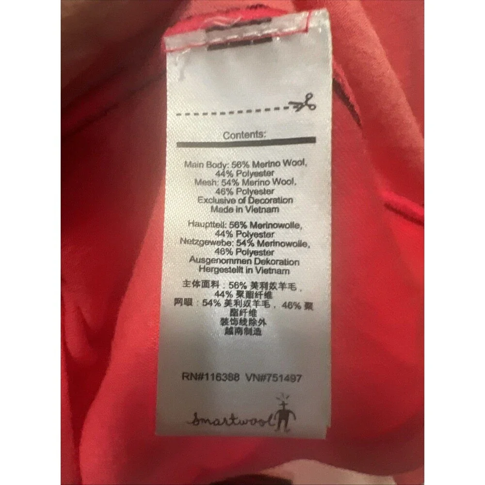 Smartwool PHD Womens Merino Wool Blend Base Layer Top Size M